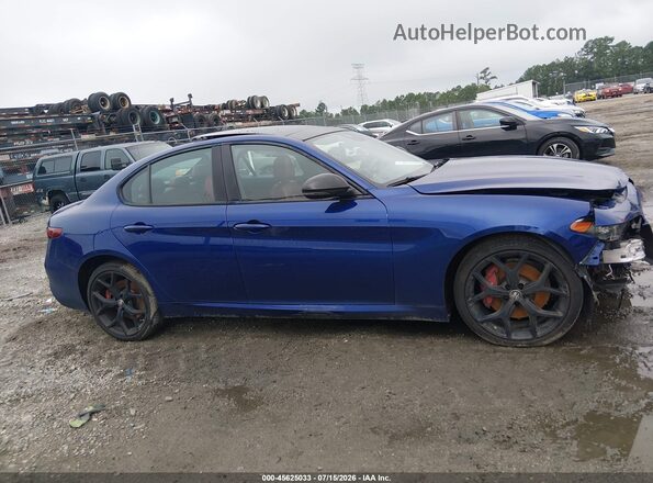 ZARFANBN7L7635828 2020 ALFA ROMEO GIULIA Dark Blue Вид задней части салона