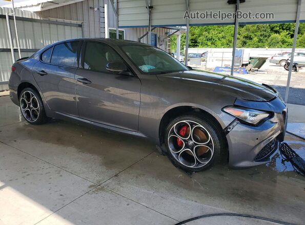 ZARFANBN8N7654116 2022 ALFA ROMEO GIULIA Gray Przód prawy