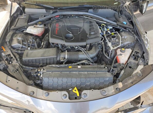 ZARFANBN8N7654116 2022 ALFA ROMEO GIULIA Gray Widok wnętrza z tyłu