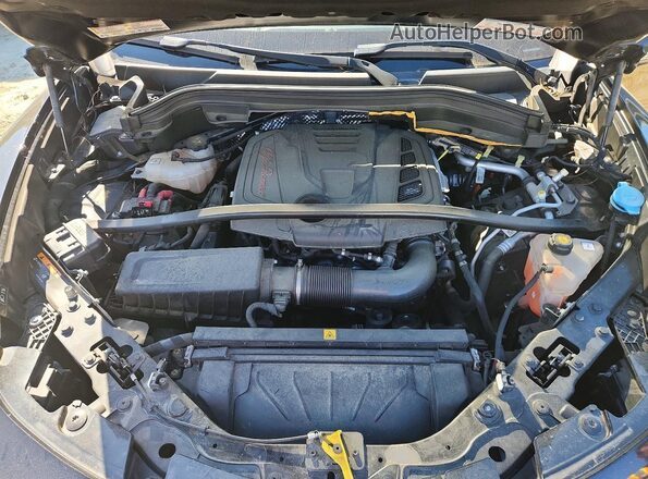 ZASFAKAN0J7B70291 2018 ALFA ROMEO STELVIO Black Engine compartment view