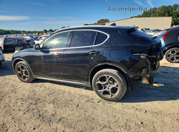 ZASFAKAN0J7B70291 2018 ALFA ROMEO STELVIO Black Rear left