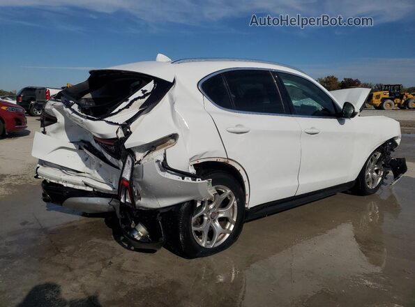ZASFAKAN1J7C19353 2018 ALFA ROMEO STELVIO White Trasero derecho