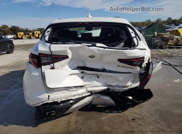 ZASFAKAN1J7C19353 2018 ALFA ROMEO STELVIO White Vista trasera
