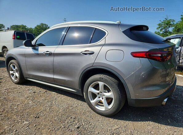 ZASFAKAN3J7B96187 2018 ALFA ROMEO STELVIO Gray უკანა მარცხენა