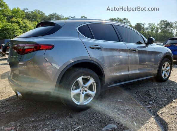 ZASFAKAN3J7B96187 2018 ALFA ROMEO STELVIO Gray უკანა მარჯვენა