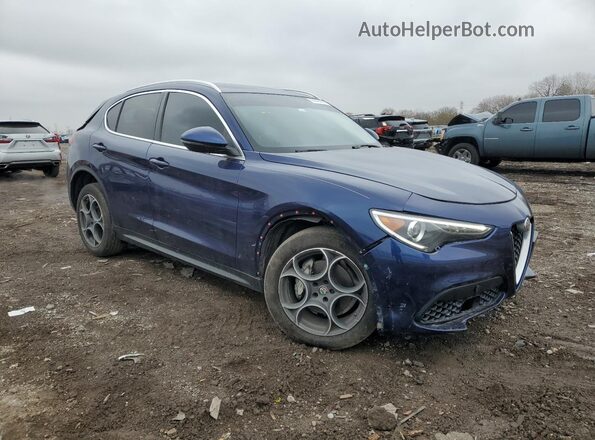 ZASFAKAN4J7B59536 2018 ALFA ROMEO STELVIO Blue წინა მარჯვენა