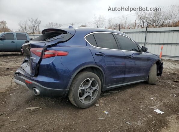 ZASFAKAN4J7B59536 2018 ALFA ROMEO STELVIO Blue უკანა მარჯვენა