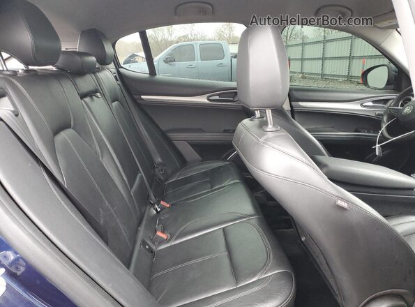 ZASFAKAN4J7B59536 2018 ALFA ROMEO STELVIO Blue უკანა სავარძლების ხედი
