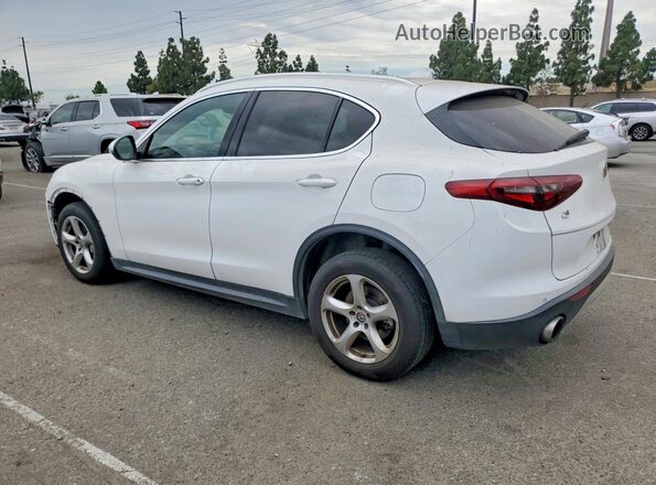 ZASFAKAN8J7B76761 2018 ALFA ROMEO STELVIO Белый Задняя левая четверть