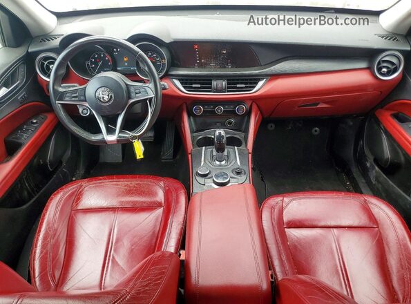 ZASFAKAN8J7B76761 2018 ALFA ROMEO STELVIO Белый Вид панели приборов