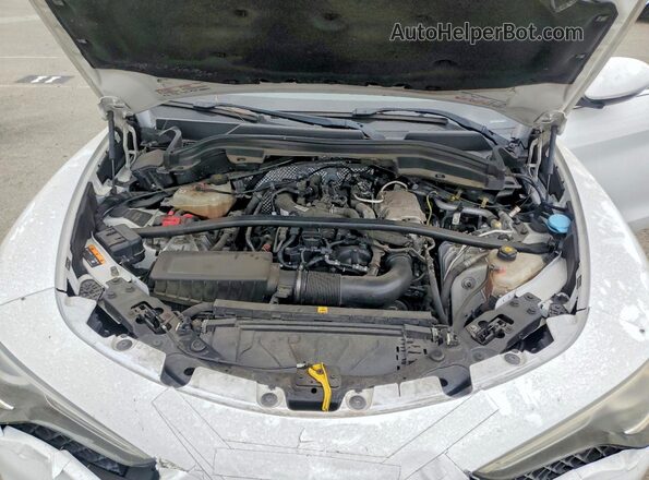 ZASFAKAN8J7B76761 2018 ALFA ROMEO STELVIO Белый Вид подкапотного пространства