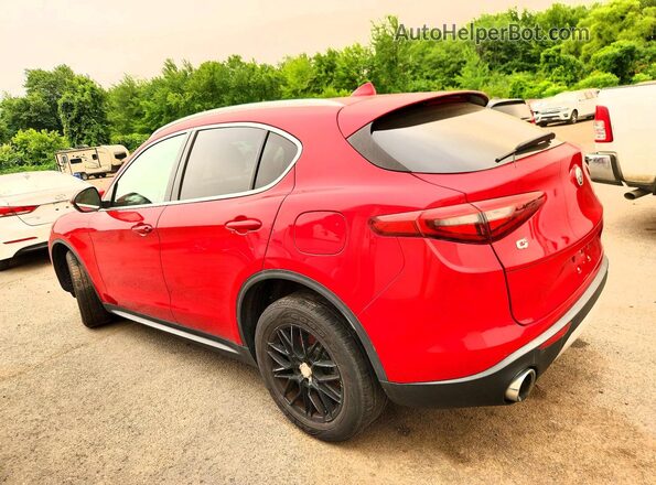 ZASFAKANXJ7B76745 2018 ALFA ROMEO STELVIO Red Հետևի ձախ