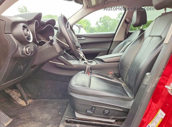 ZASFAKANXJ7B76745 2018 ALFA ROMEO STELVIO Red Սալոնի դիմացի տեսք