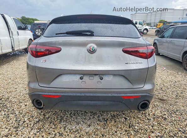 ZASFAKANXJ7B82786 2018 ALFA ROMEO STELVIO Серебряный Вид сзади