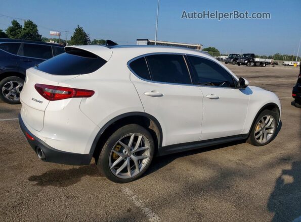 ZASFAKBN2J7B99712 2018 ALFA ROMEO STELVIO White Tył prawy