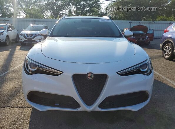 ZASFAKBN2J7B99712 2018 ALFA ROMEO STELVIO White Widok z przodu