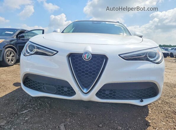 ZASFAKBN3J7B84443 2018 ALFA ROMEO STELVIO White წინა ხედი