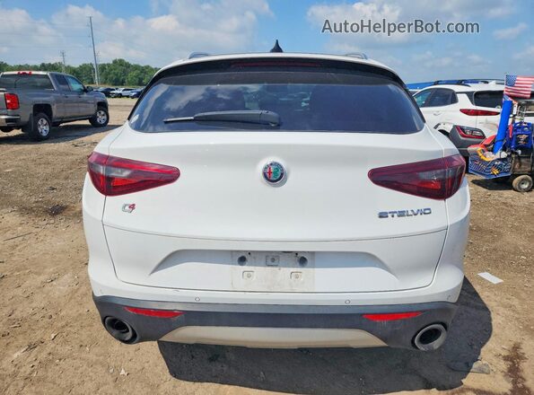 ZASFAKBN3J7B84443 2018 ALFA ROMEO STELVIO White უკანა ხედი