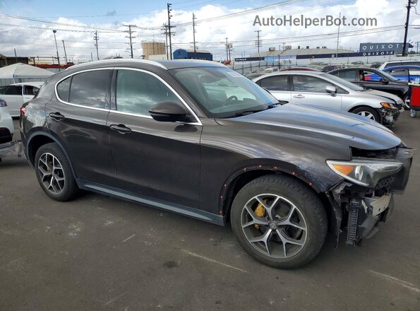 ZASFAKBN3J7C27954 2018 ALFA ROMEO STELVIO Brown წინა მარჯვენა