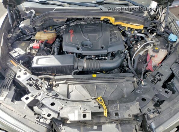 ZASFAKBN3J7C27954 2018 ALFA ROMEO STELVIO Brown ძრავის განყოფილების ხედი