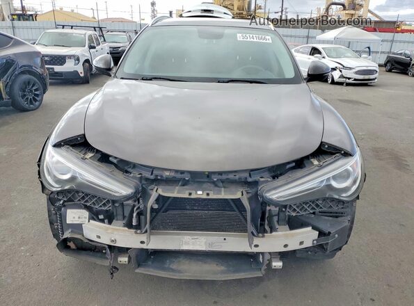 ZASFAKBN3J7C27954 2018 ALFA ROMEO STELVIO Brown წინა ხედი