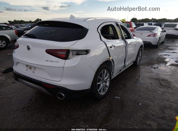 ZASFAKBN8J7B80694 2018 ALFA ROMEO STELVIO White Задня права чверть