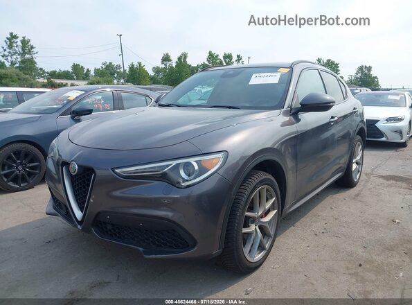 ZASFAKNN1J7B99969 2018 ALFA ROMEO STELVIO Серый Передняя левая четверть