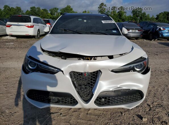 ZASFAKNN7J7B85784 2018 ALFA ROMEO STELVIO White Դիմացի տեսք