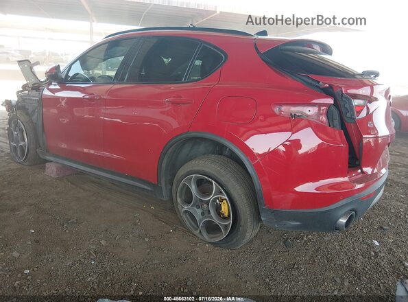 ZASFAKNN9J7B98875 2018 ALFA ROMEO STELVIO Red Trasero izquierdo