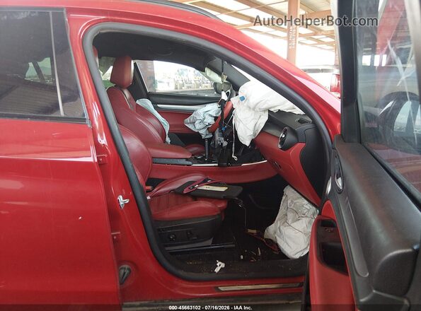 ZASFAKNN9J7B98875 2018 ALFA ROMEO STELVIO Red Vista interior delantera