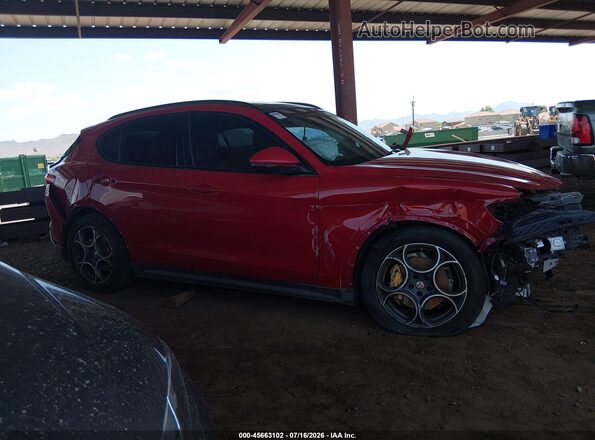 ZASFAKNN9J7B98875 2018 ALFA ROMEO STELVIO Red Vista interior de 360 grados