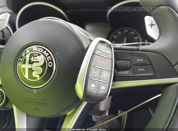 ZASFAKPN0J7B64322 2018 ALFA ROMEO STELVIO Black Առջևի վահանակի տեսք