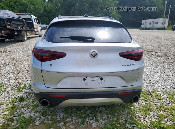 ZASFAKPN1J7B92565 2018 ALFA ROMEO STELVIO Gray Vista trasera
