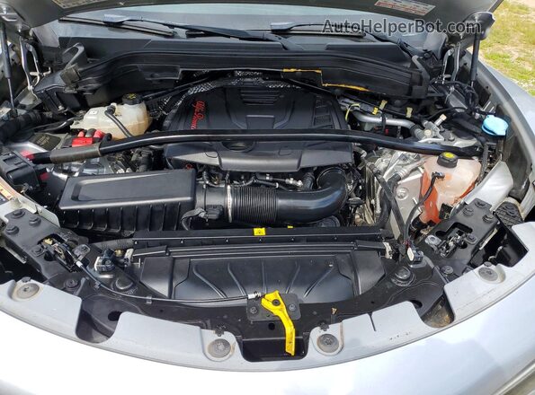 ZASFAKPN1J7B92565 2018 ALFA ROMEO STELVIO Gray Vista del compartimento del motor