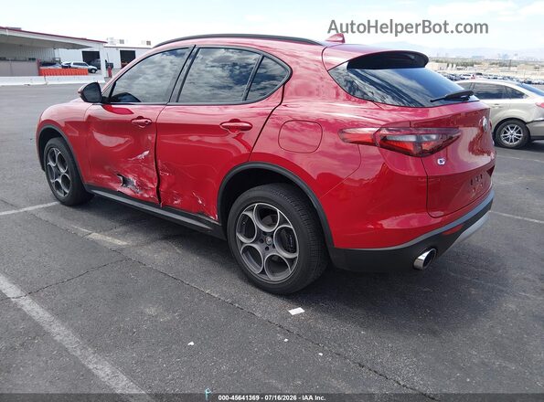 ZASFAKPN2J7B77203 2018 ALFA ROMEO STELVIO Красный Задняя левая четверть