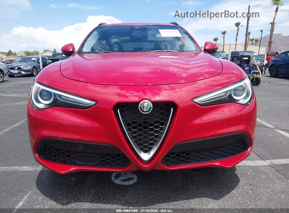 ZASFAKPN2J7B77203 2018 ALFA ROMEO STELVIO Красный Вид щитка приборов