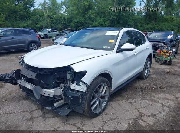 ZASFAKPN7J7B86964 2018 ALFA ROMEO STELVIO Белый Передняя левая четверть
