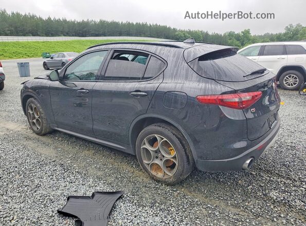ZASFAKPN8J7B74581 2018 ALFA ROMEO STELVIO Black Rear left