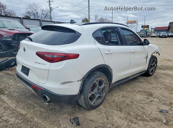 ZASFAKPN8J7C00483 2018 ALFA ROMEO STELVIO White Tył prawy