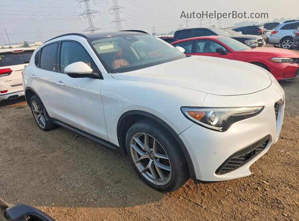 ZASFAKPN9J7B78607 2018 ALFA ROMEO STELVIO Белый Передняя правая четверть