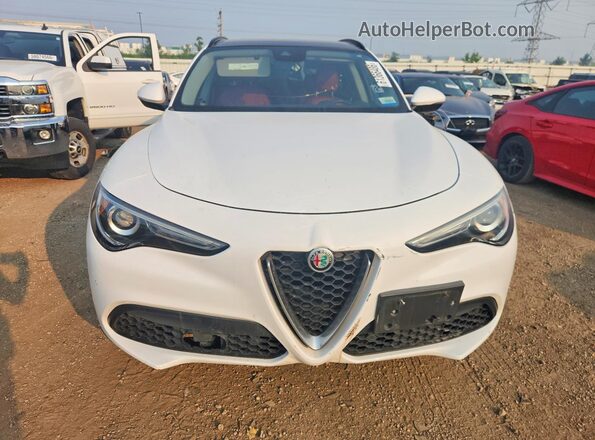 ZASFAKPN9J7B78607 2018 ALFA ROMEO STELVIO Белый Вид спереди