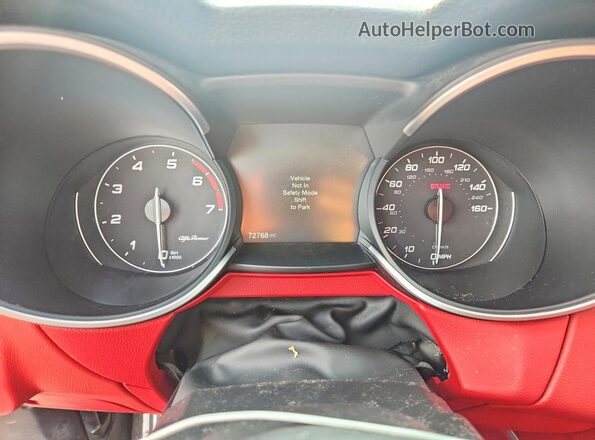 ZASFAKPN9J7B78607 2018 ALFA ROMEO STELVIO Белый Вид щитка приборов