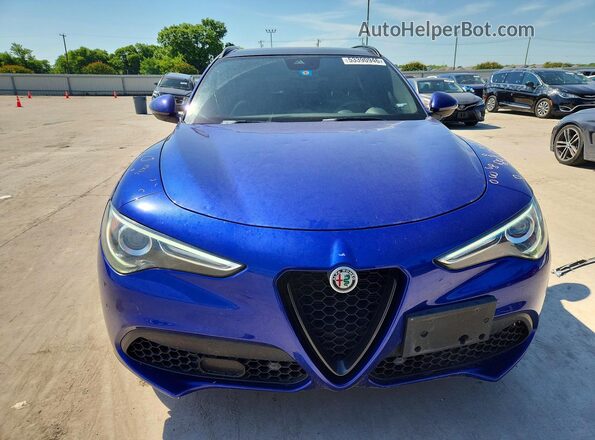 ZASPAJAN2N7D32118 2022 ALFA ROMEO STELVIO Blue Widok z przodu