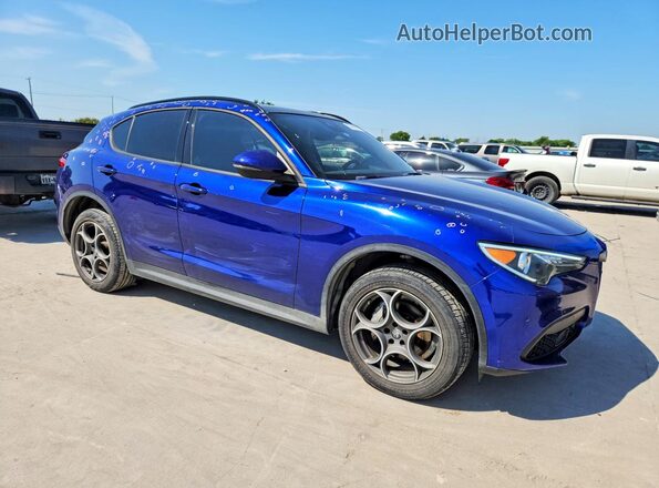 ZASPAJAN2N7D32118 2022 ALFA ROMEO STELVIO Blue Przód prawy