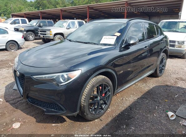 ZASPAJANXK7C50732 2019 ALFA ROMEO STELVIO Black Front left