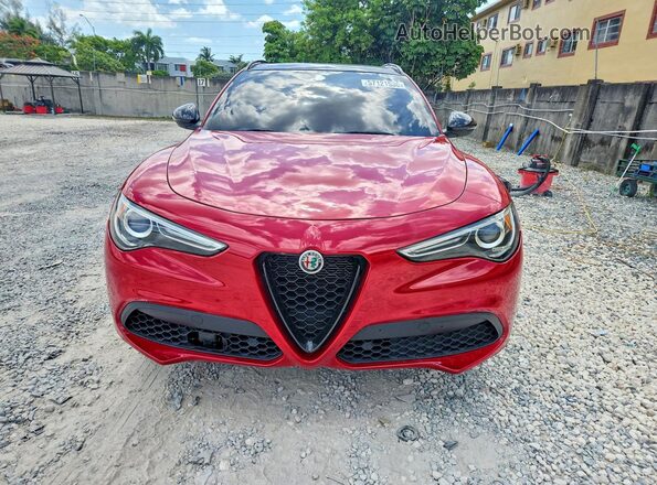 ZASPAJANXM7D14917 2021 ALFA ROMEO STELVIO Red Вид спереду