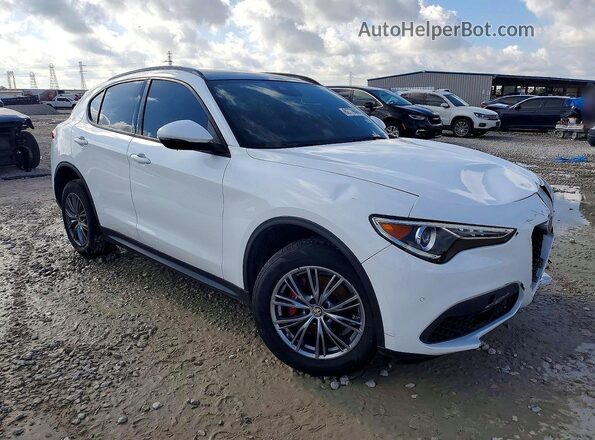 ZASPAJANXN7D26857 2022 ALFA ROMEO STELVIO Белый Передняя правая четверть