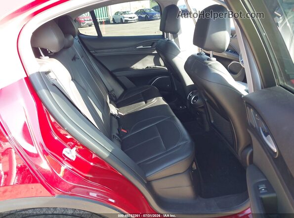 ZASPAKAN1K7C50981 2019 ALFA ROMEO STELVIO Red Widok naklejki z numerem VIN