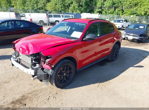 ZASPAKAN1K7C50981 2019 ALFA ROMEO STELVIO Red Przód lewy