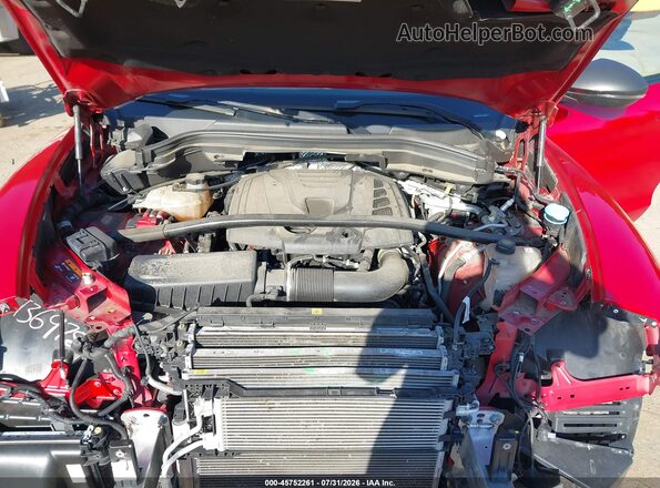 ZASPAKAN1K7C50981 2019 ALFA ROMEO STELVIO Red Widok z tyłu